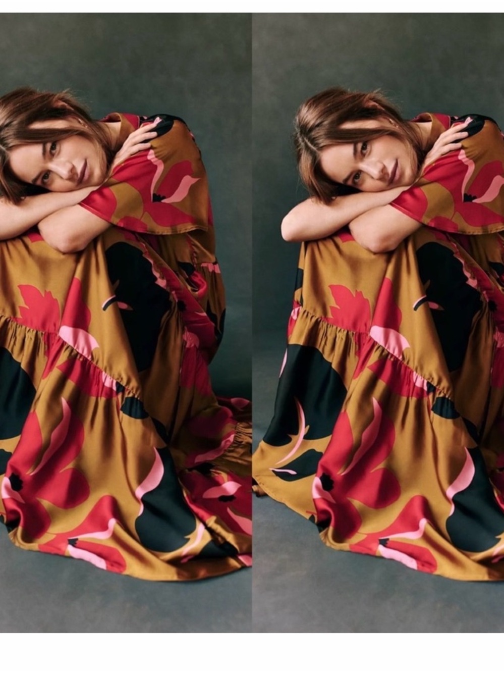 Anthropologie Corey Lynn Calter Gianna Tiered Maxi Dress‎ Size XS